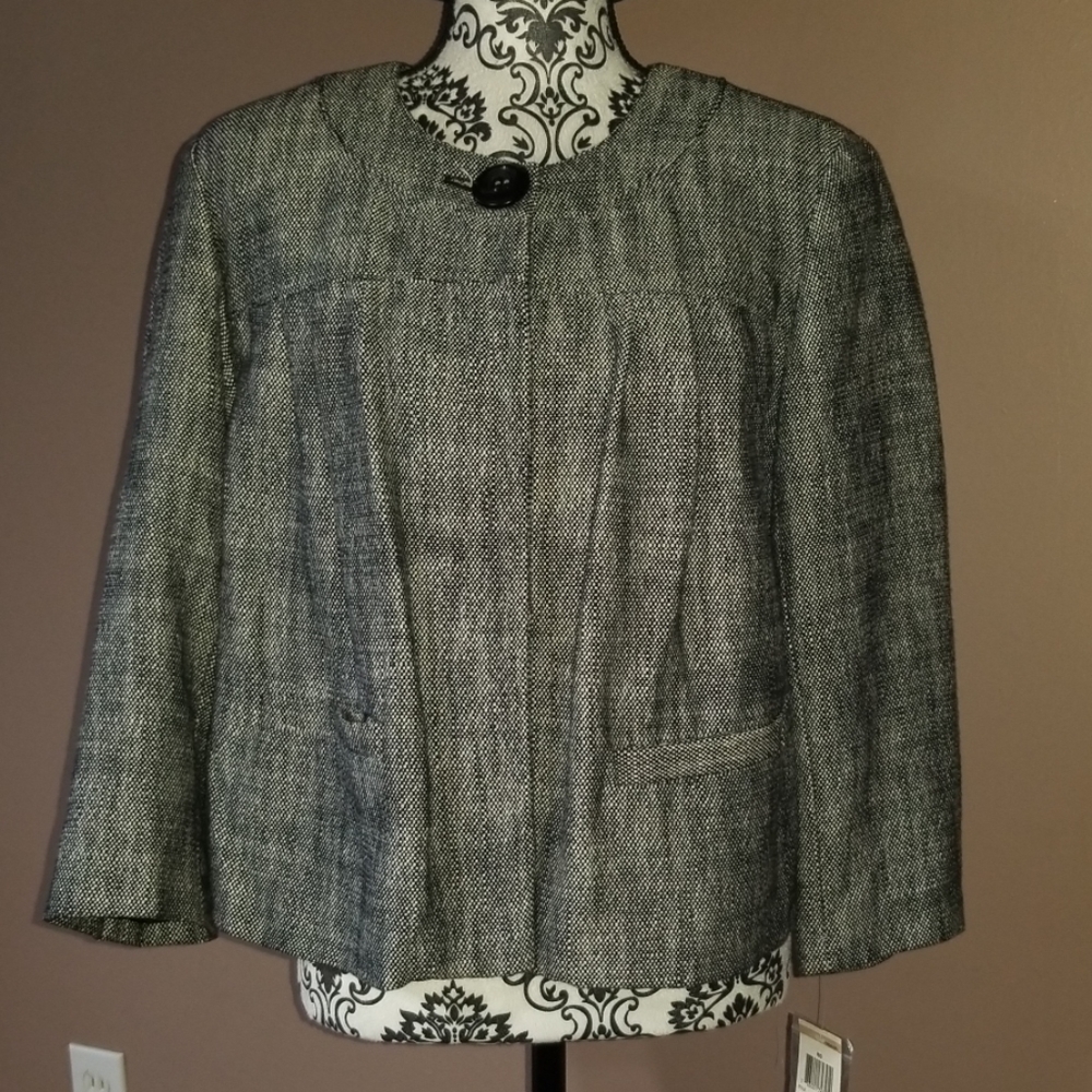 Mixed tweed jacket